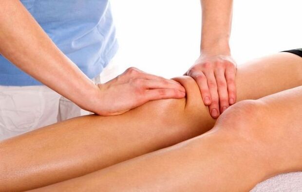 Knee massage will help relieve the manifestations of gonarthritis