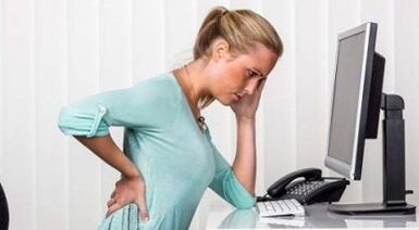 Because the back is hurting and what to do