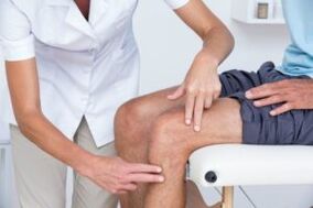 Diagnosis of the arthritis of the knee joint